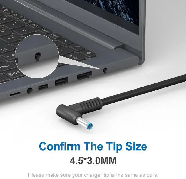 Alt view image 3 of 5 - 200W Laptop Charger for HP Omen 15 17 Victus Pavilion Gaming Laptop 15 17 ZBook Fury Create Studio Envy 15 2020 TPN-DA10 Power AC Adapter