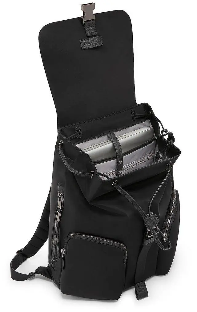 Alt view image 4 of 5 - TUMI - Voyageur Ramsay Backpack - Women's Fashion Bag for Travel, Business, Work - Fits up to 14" Laptop - 15.0" X 11.8" X 6.0" - Black/Gunmetal