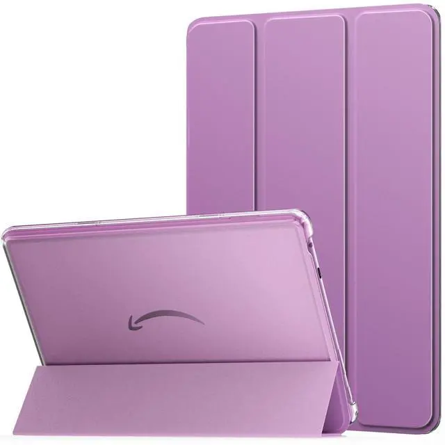 Main image of MoKo Case for All-New Amazon Kindle Fire HD 10 Tablet (13th Generation, 2023 Release) 10.1", PU Leather Trifold Stand Cover for Fire Tablet 10 2023, Auto Wake/Sleep, Purple