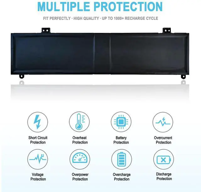 Alt view image 4 of 5 - C41N2013 Replacement Laptop Battery for Asus TUF GAMING A15 FA507 FX507 A17 707 ROG Strix Scar G533 G733 Strix G15 G513 G17 G713 G713PI Zephyrus S17 GX703 / M16 GU603 /G15 GA503 ProArt C41N2013-1