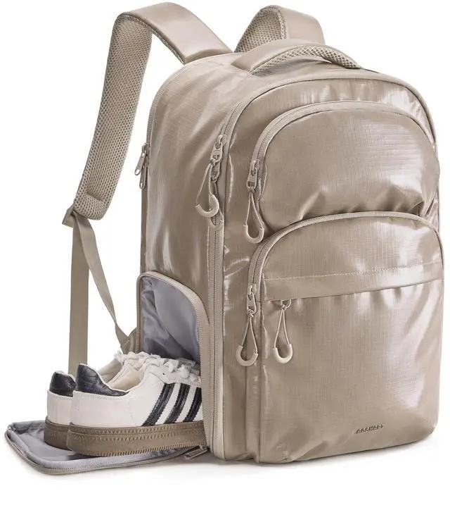 Main image of BAGSMART 30L Travel Backpack, 15.6 Inch Carry On Backpack Flight Approved, Personal Item Travel Bag, Water Resistant Weekender Bag Daypack, Camel