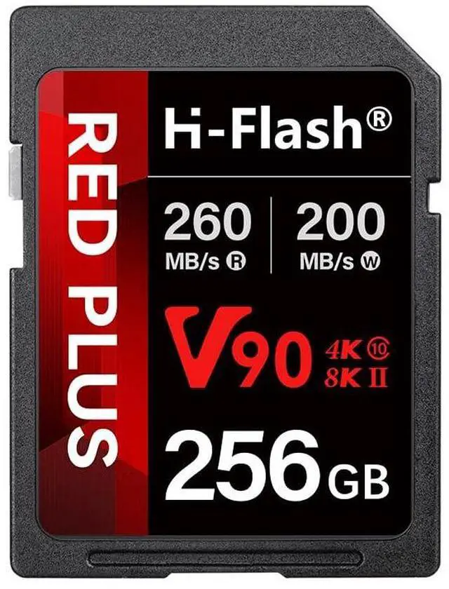 Main image of 256GB SD V90 Memory Card  260MB/s Read, 200MB/s Write | Ideal for 4K/8K, HDR, and 360º Video | High-Performance SD Card for Cameras, Photographers & Content Curators