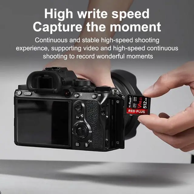 Alt view image 3 of 5 - 256GB SD V90 Memory Card  260MB/s Read, 200MB/s Write | Ideal for 4K/8K, HDR, and 360º Video | High-Performance SD Card for Cameras, Photographers & Content Curators