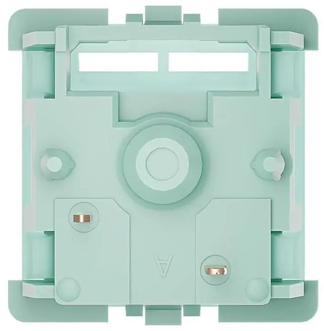 Alt view image 4 of 5 - Gateron Jade Mint Keyboard Switches, Linear RGB LED 5 Pin 22mm Dual-Stage Spring Factory Pre-lubed 55gf Switches for Mechanical Keyboard(90PCS)