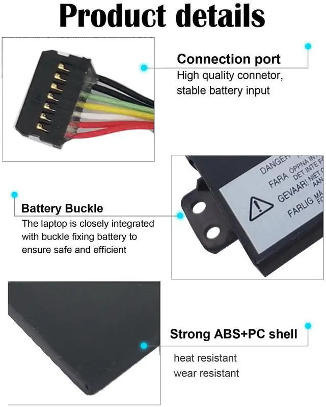 Alt view image 4 of 5 - TOPKAIYUEN 01AV421 Replacement T470 T480 Internal Laptop Battery for ThinkPad T470 T480 A475 A485 TP25 Series, for Computer 01AV419 01AV489 01AV420 SB10K97577 SB10K97576 SB10K97578 Batteries.