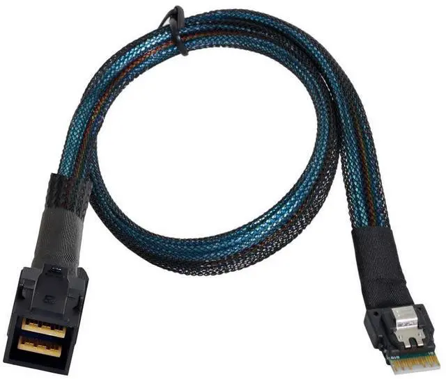 Main image of chenyang Mini SAS SFF-8654 38Pin Host to SFF-8643 Target Data Server Disk Raid Cable 50cm