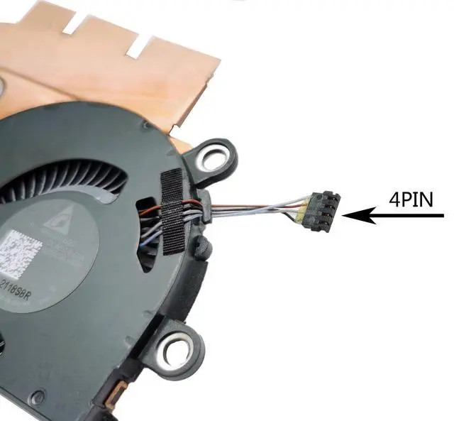 Alt view image 3 of 5 - Errum Cooling Fan for Spectre x360 13-AW1 13-AW2 Compatible M20071-001 M21249-001