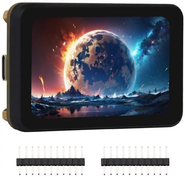 Main image of Waveshare ESP32-S3 1.64inch AMOLED Touch Display Development Board, 280×456, QSPI Interface, 32-bit LX7 Dual-core Processor, Accelerometer & Gyroscope, ESP32 with Display