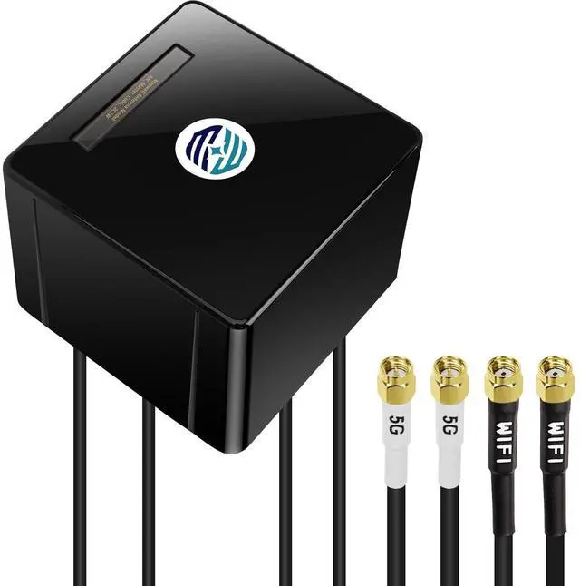 Main image of Maswell 2X2 5G MIMO 2X2 WIFI7 Antenna 600MHz~8.0GHz Antenna Cellular 5G 4G LTE 3G WiFi6E UWB and GSM Screw Mount Cubic Antenna SMA Male RP SMA Plug Waterproof