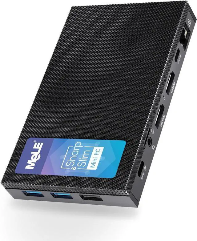Main image of MeLE Mini PC Quieter 4C N100 NO OS Fanless Mini Computers, 8GB RAM, 128GB Storage, 2.4/5G Wi-Fi, Full-Functional USB-C, 4K Triple Display Desktop on Home, Office, Education, Astrophotography
