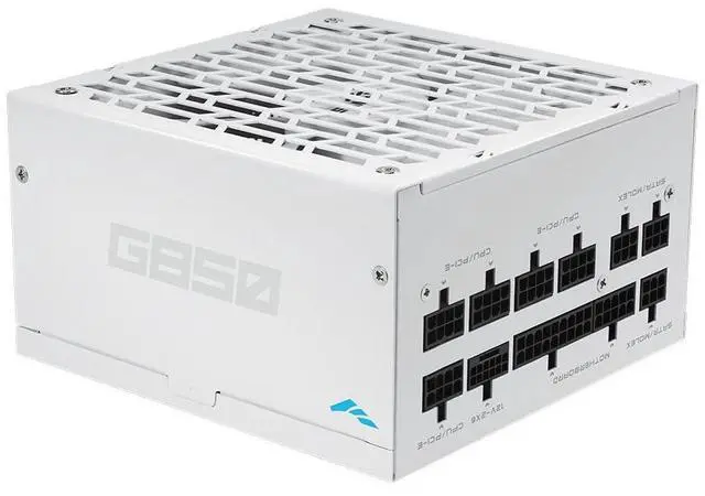 Main image of SAMA G850 850W Full Modular Power Supply  80 Plus Gold Certified | ATX 3.1 & PCIe 5.1 Ready | 12V-2x6 GPU Power, Fanless ECO Mode, Fully Modular, Japanese Capacitors  Compact PSU  White