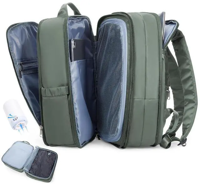 Main image of wepadre Expandable Vacuum Travel Backpack with Pump Travel Backpack with Vacuum System Vacpack Compression Backpacks Easy Vac Pack Carry on Luggage