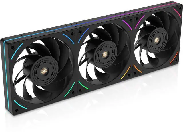 Main image of TL-UB36R 360mm Single-Frame Reverse PC Case Fans - PWM Fans 2150 RPM | ARGB Lighting | High Airflow | Single Modular Cable Cooler Fans, for Chassis  Liquid Cooler (Black)