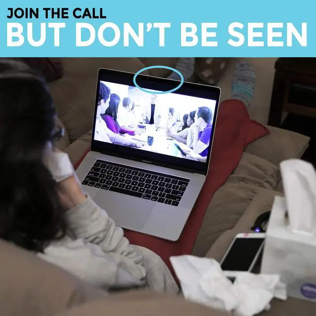 Alt view image 5 of 5 - Webcam Covers + Adhesive Mouse Pad - Tablet Webcam Covers - Smart TV & for Every Size Webcam on Any Device - Reusable/Multi-use  Protect Your Privacy with Gecko (Black + Mousepad)