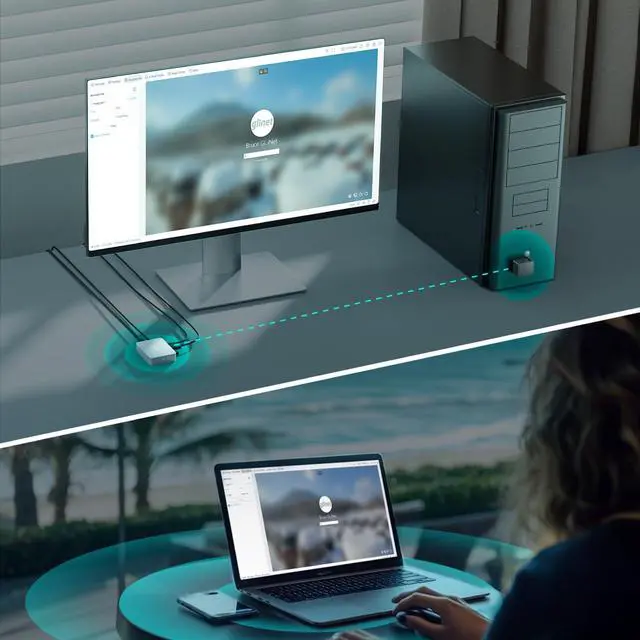 Alt view image 4 of 5 - Fingerbot - Remote PC Power Control, Comet (GL-RM1) Compatible, Simple Setup, Adapted KVM Switches