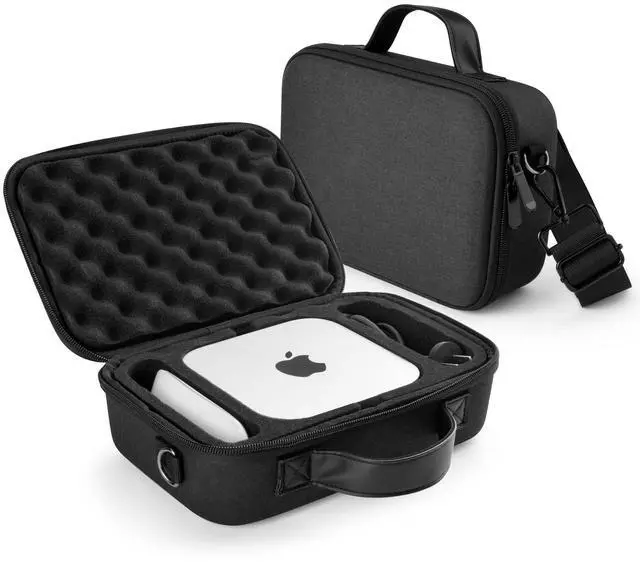 Main image of CaSZLUTION Travel Case for Mac Mini M4 | EVA Shockproof Protective Storage Box with Custom Sponge Insert for Mac Mini M4 / M4 Pro, Magic Mouse and Cables (Case Only)
