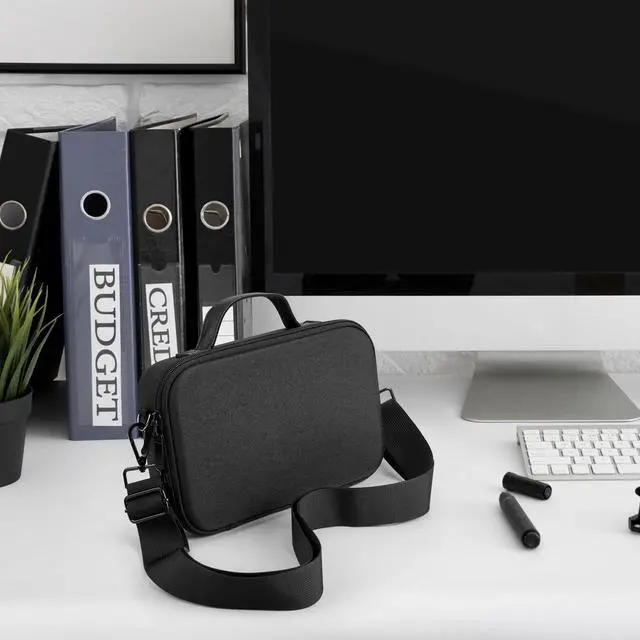 Alt view image 2 of 5 - CaSZLUTION Travel Case for Mac Mini M4 | EVA Shockproof Protective Storage Box with Custom Sponge Insert for Mac Mini M4 / M4 Pro, Magic Mouse and Cables (Case Only)