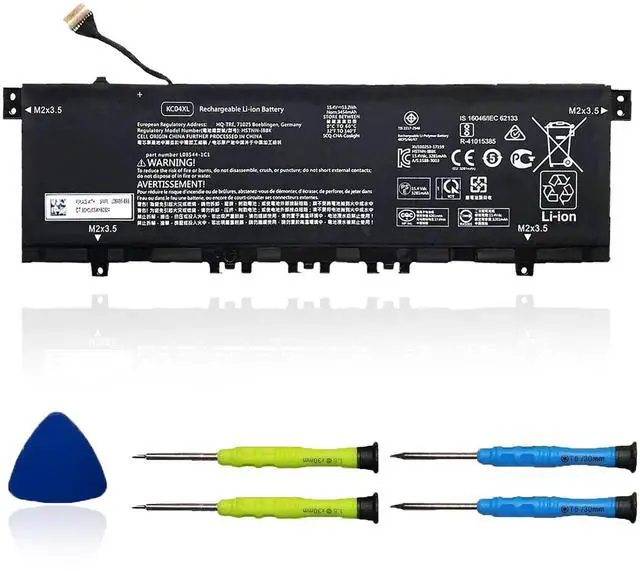 Main image of OUWEE KC04XL Laptop Battery Compatible with HP Envy X360 13-AG 13-AR Envy 13-AH 13-AQ 13M-AQ Series KC04053XL L08544-2B1 TPN-W136 TPN-W133 L08544-1C1 53.2Wh 3454mAh 15.4V