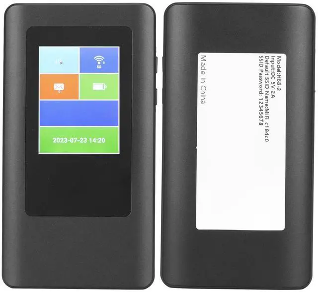 Main image of Portable 5G Router for Travel, Dual Band Hotspot Device with SIM Card Slot, Up to 16 Users to Connect, LPDDR4X 2GB EMMC 16GB ROM, Global Frequency Bands, Home