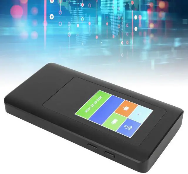 Alt view image 4 of 5 - Portable 5G Router for Travel, Dual Band Hotspot Device with SIM Card Slot, Up to 16 Users to Connect, LPDDR4X 2GB EMMC 16GB ROM, Global Frequency Bands, Home