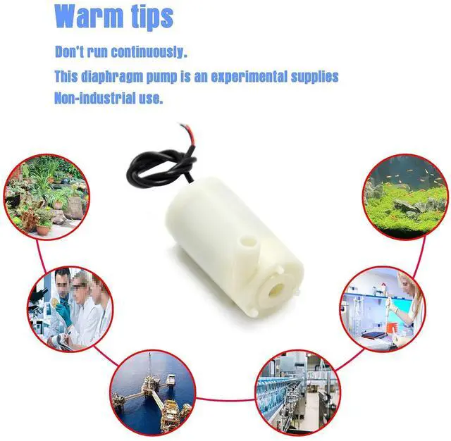 Alt view image 3 of 5 - Gikfun Micro Submersible Mini Water Pump Kit