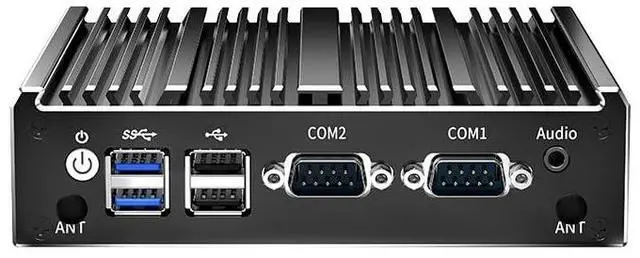 Alt view image 4 of 5 - UDPTCP Fanless Mini PC, Industrial PC, Mini Computer Dual Core N2840, 4K HD+VGA, 2Gigabit Ethernet, USB, Mini Desktop PC 2 RS232 COM, WiFi/Win10/Linux, NO RAM NO SSD (NO RAM NO SSD)