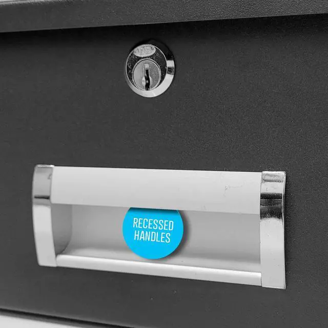 Alt view image 4 of 5 - 3U Locking Rack Drawer by AxcessAbles | 15" Deep Secured Metal Server Rack Mount Storage Drawer | 45lb Capacity | Compatible with 19-Inch Rack-Mount Cases, Audio Video Equipment Cabinets (RKDRAWER3U)