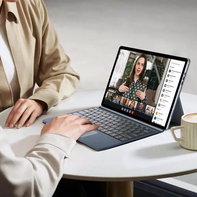 Alt view image 3 of 5 - VGKE Magicbook 2-in-1 Touchscreen Laptop, 12.6" 2160x1440 WQHD Tablet & Laptop, Intel Core i5-10210Y, Quad Core 4GHz, 8GB RAM, 512GB SSD, Titanium Grey