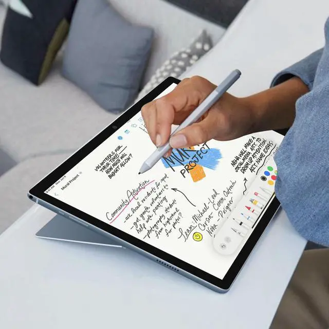 Alt view image 4 of 5 - VGKE Magicbook 2-in-1 Touchscreen Laptop, 12.6" 2160x1440 WQHD Tablet & Laptop, Intel Core i5-10210Y, Quad Core 4GHz, 8GB RAM, 512GB SSD, Titanium Grey