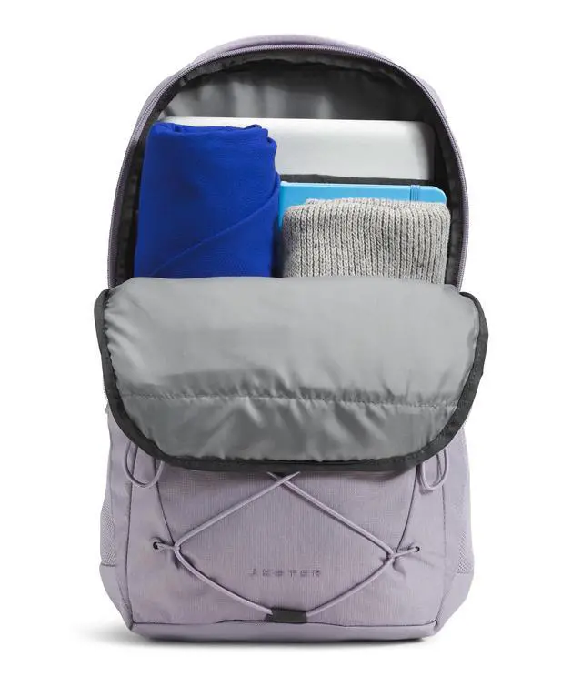 Alt view image 5 of 5 - THE NORTH FACE Women's Jester Everyday Laptop Backpack | Commuter Travel Bag with Laptop Sleeve, Water-Repellent Finish, Spacious Compartment, Minimal Grey Dark Heather/Minimal Grey-NPF, One Size