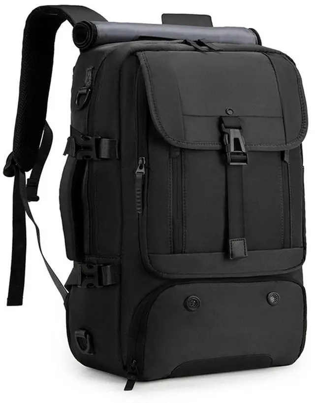 Main image of Ogetok Travel Laptop Backpack Carry on Backpack, Large Luggage Bag Backpacks Suitcase for Men Women, Business Weekender Shoulder Bag Personal Item Travel Bag Casual Daypack Fit 15.6 inch Laptop, Black
