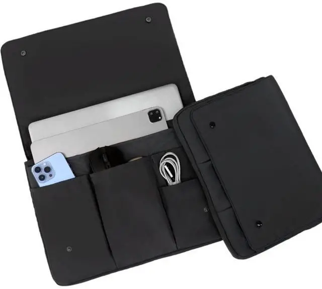 Main image of DAHINRAUM Laptop Sleeve Bag Carrying Case Compatible with 13-13.3 Inch MacBook Pro & MacBook Air iPad Notebook Waterproof Shock Resistant Protective Bag Tablet Sleeve Laptop Pouch