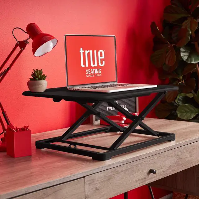 Alt view image 2 of 5 - TrueSeating Ergo Height Adjustable, Small, Black