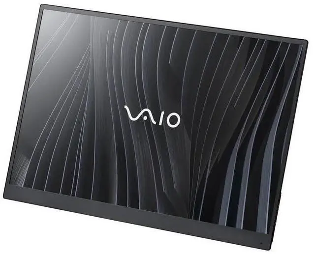 Main image of VAIO 14" Portable Monitor | Ultra-Light Carbon Fiber Design (0.72 lbs) | WUXGA (1920 x 1200) | USB-C Single Cable | Origami Stand Case | Crafted in Japan
