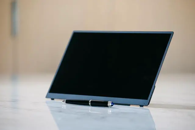 Alt view image 5 of 5 - VAIO 14" Portable Monitor | Ultra-Light Carbon Fiber Design (0.72 lbs) | WUXGA (1920 x 1200) | USB-C Single Cable | Origami Stand Case | Crafted in Japan