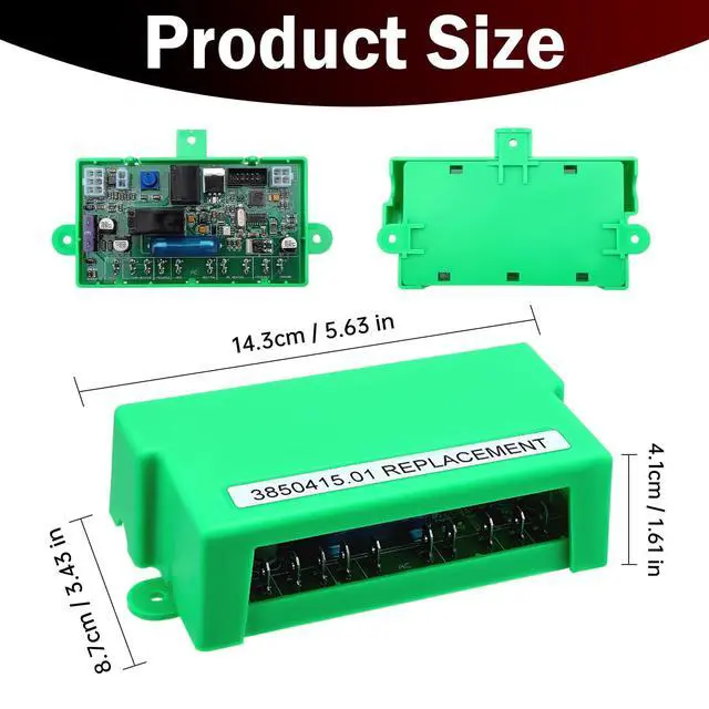 Alt view image 2 of 5 - P-711 RV Refrigerator Main Power Control Circuit Board with Protective Cover Compatible with 2 & 3 Way RV Parts, Replace for Micro P-711, 2931842.01, 2931843.01, 2932691.017, 2932177.01