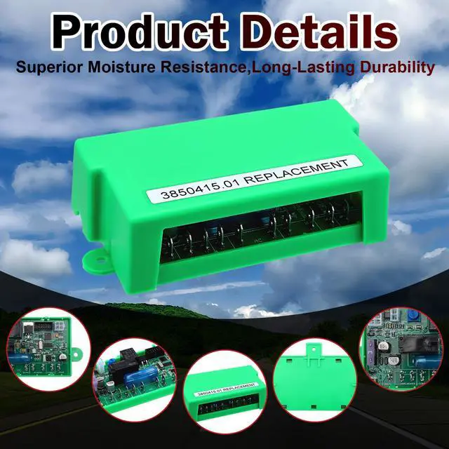 Alt view image 3 of 5 - P-711 RV Refrigerator Main Power Control Circuit Board with Protective Cover Compatible with 2 & 3 Way RV Parts, Replace for Micro P-711, 2931842.01, 2931843.01, 2932691.017, 2932177.01
