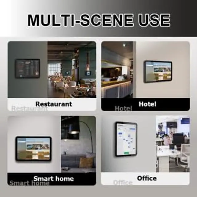 Alt view image 3 of 5 - Zilvex Wall Mount Magnetic Kit for Apple iPad mini 6 & iPad mini(A17 Pro) 8.3-in 15W Fast Charge Magnetic Tablet Wall Mount with 360° Rotation, TPU Case, Smart Home Display