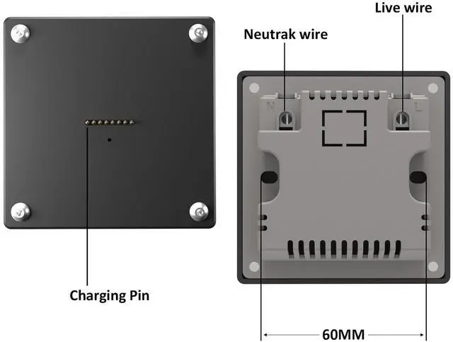 Alt view image 5 of 5 - Zilvex Wall Mount Magnetic Kit for Apple iPad mini 6 & iPad mini(A17 Pro) 8.3-in 15W Fast Charge Magnetic Tablet Wall Mount with 360° Rotation, TPU Case, Smart Home Display