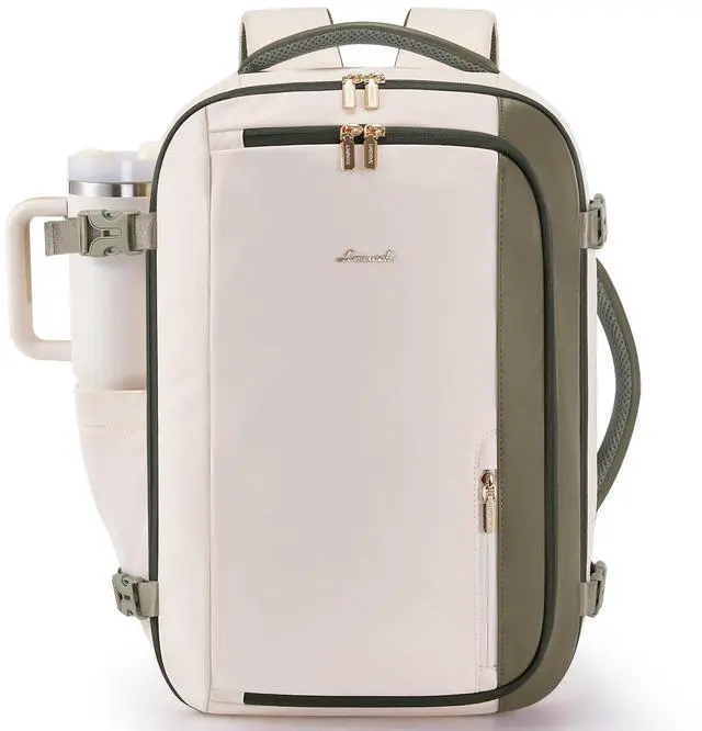 Main image of LOVEVOOK 40L Travel Backpack for Women,Carry on Luggage Backpack Flight Approved with 3 Packing Cubes,Waterproof Personal Item Travel Bag fits 17 Inch Laptop,Overnight Weekender Business Daypack