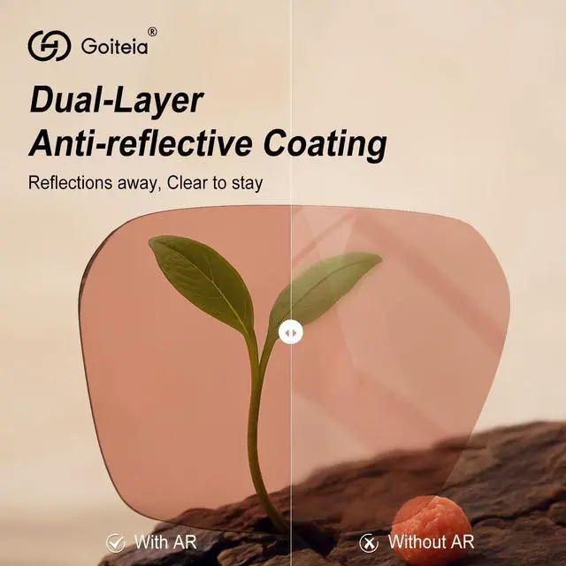 Alt view image 4 of 5 - Goiteia FL 41 Migraine Glasses,Light Sensitivity Glasses for Fluorescent LED Glare,Photophobia,Computer Screen Glare,Spring Hinges for Better Comfort