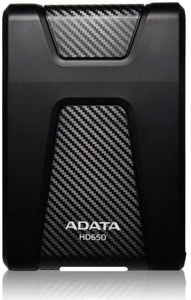 Main image of ADATA HD650 1TB Anti-Shock External Hard Drive, Black (AHD650-1TU31-CBK)