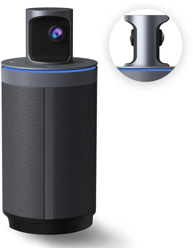 Main image of NexiGo Meeting 360 (Gen 2), 8K Captured AI-Powered Framing & Speaker Tracking, Plug & Play, 1080p HD 360-Degree Smart Video Conference Camera, 8 Noise-Cancelling Microphones
