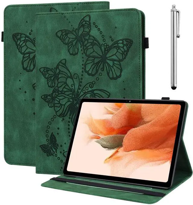 Main image of VODEFOX Case for 7" Kindle Paperwhite 12th Generation 2025/2024 and Kindle Colorsoft Signature Edition 2024, Butterfly PU Leather Cover with Auto Wake/Sleep for Kindle Paperwhite 2024 - Green