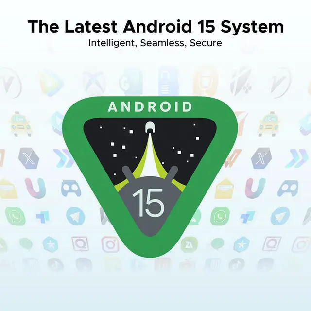 Alt view image 5 of 5 - DOOGEE Tab E3 Android 15 Tablet Helio G100, 11 Inch Tablet, Octa-Core,32GB+256GB/2TB, 8800mAh Battery, FHD+,90Hz Screen, Gemini AI, 4G with Sim Card/BT5.2/5G WiFi/GPS/Face ID,Black