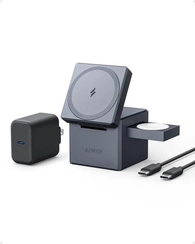 Alt view image 5 of 5 - Anker MagSafe Cube with Anker Triple Display 563 USB C Docking Station(10-in-1)