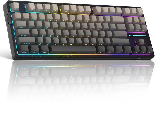 Main image of Camiysn x MageGee Light 87 Gasket Mechanical Keyboard,80% Layout 87 Keys Wireless Hot Swappable Gaming Keyboard with 5 Sound Absorbing Layers,Side Printed PBT Keycaps 2.4GHz/USB-C/BT5.0,RGB