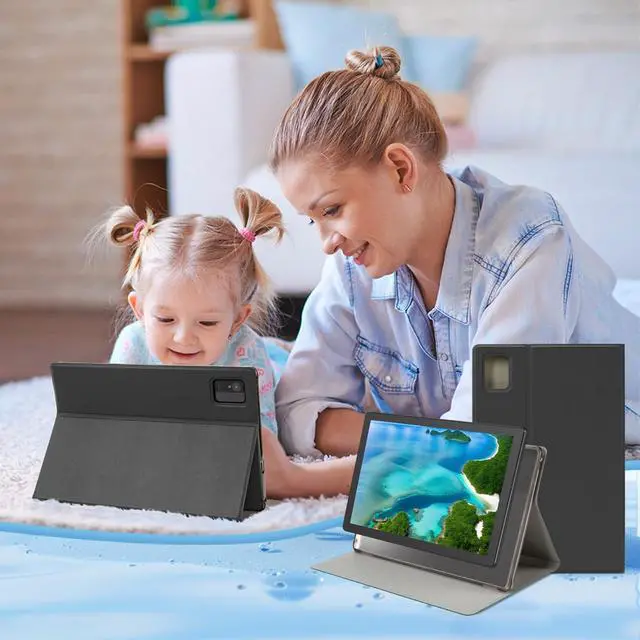 Alt view image 2 of 5 - Ruufuuxy Android Tablet 10 Inch, Android 15 Tablet for Adults with Octa-Core, 8GB RAM 64GB ROM, 1TB Expand, HD Touchscreen, WiFi 6, GPS, Computer Tablets with Case, Dual Camera, 5000mAh