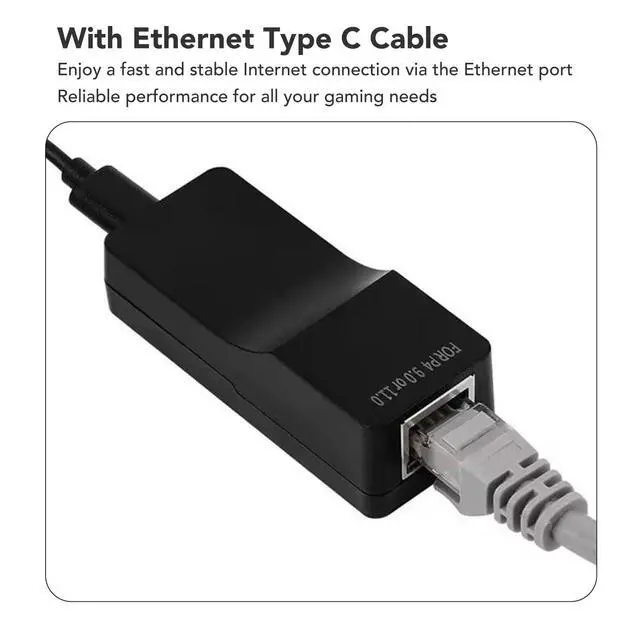 Alt view image 3 of 5 - One Key JB Tool USB Adapter, PPPwn Dongle with Ethernet USB C Cable, One Key JB Tool Mod Kit for FW 9.0 11.0 Systems, GoldHEN for Homebrew Enabler for Slim/Pro