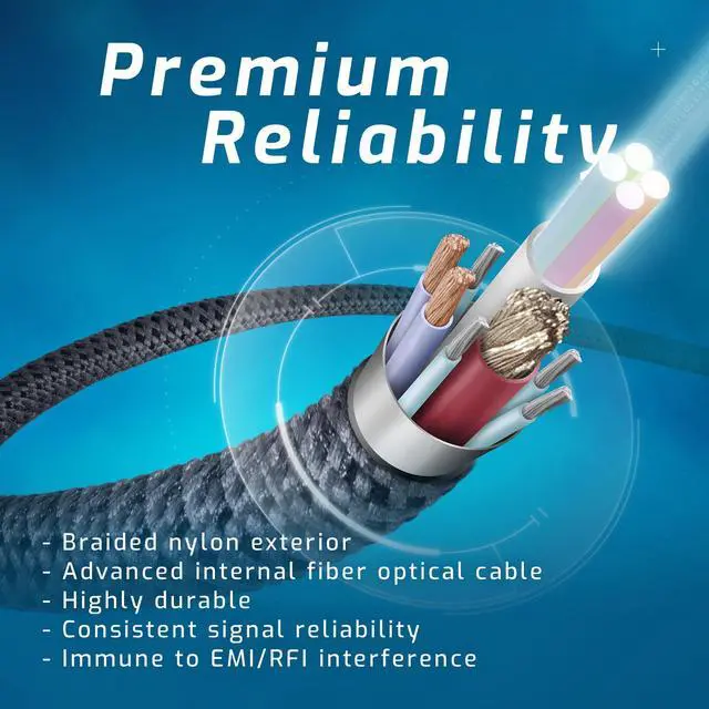Alt view image 3 of 5 - OWC 4.5M (15') USB4 (40Gb/s) Active Optical Cable